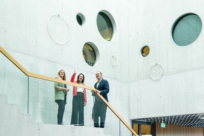 Nathalie Casas, Corinne Reimann, und Christoph Kellenberger, Empa