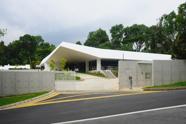 Die elegante Schweizer Botschaft in Singapur