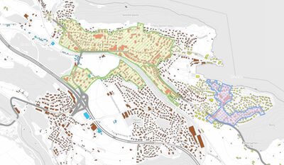 Wärmeversorgungskarte der Gemeinde Spiez