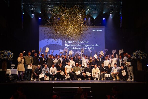 Der Geberit Preis für Spitzenleistungen belohnt Nachwuchskräfte in der Sanitärbranche.