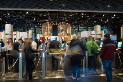 Besucher der Swissbau 2022