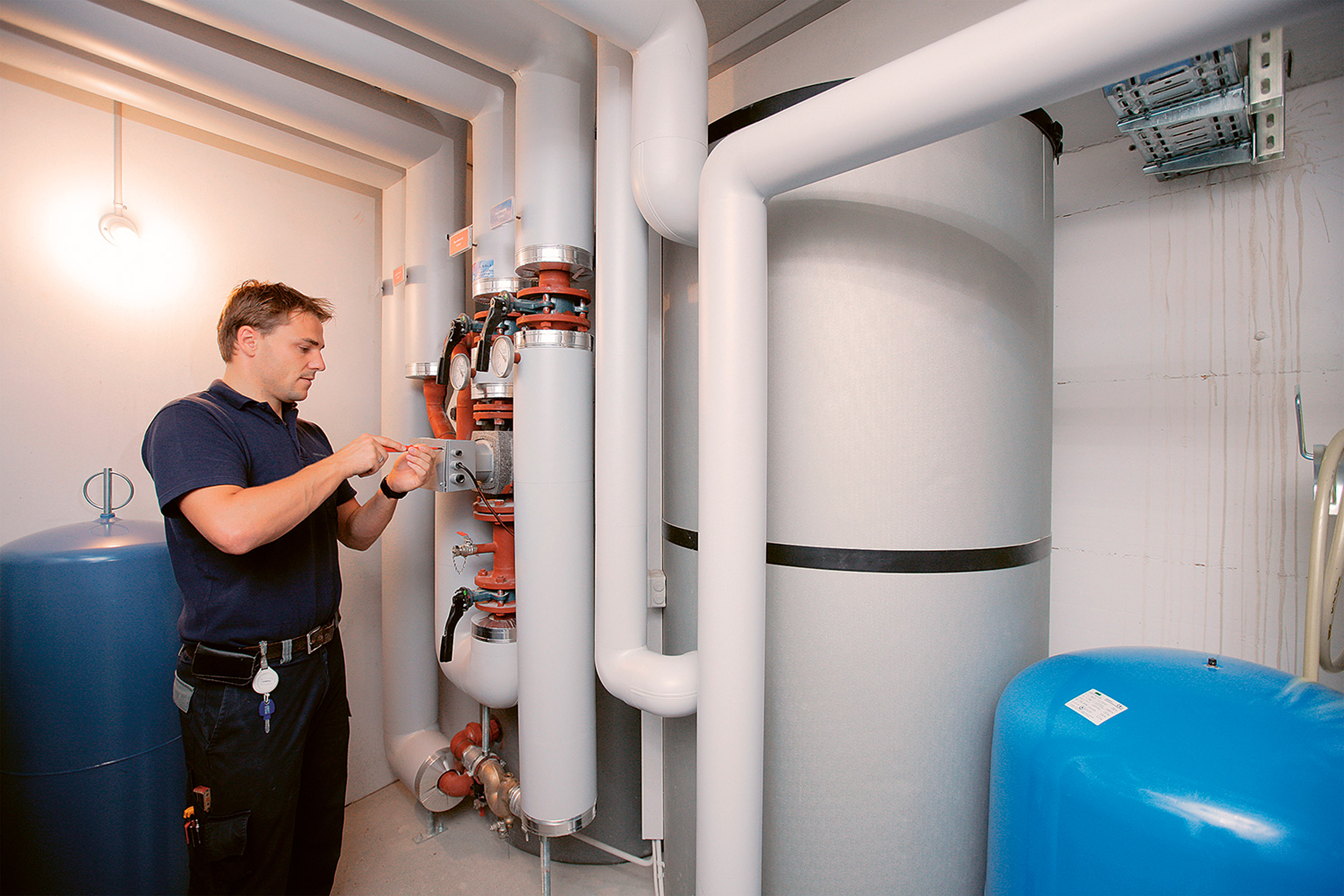 Wärmepumpe im Schlatt Park Schmerikon