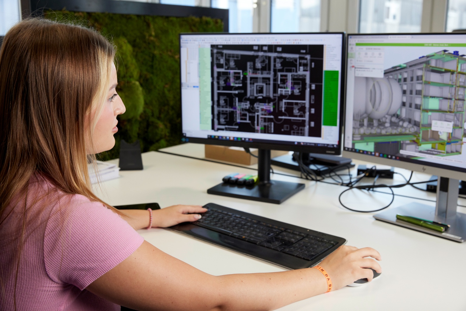 Vanessa Karaqi, im 4. Lehrjahr: «Die Teamarbeit funktioniert hier sehr gut. Alle begegnen sich auf Augenhöhe und die Lehrmeister sind sehr hilfsbereit.»