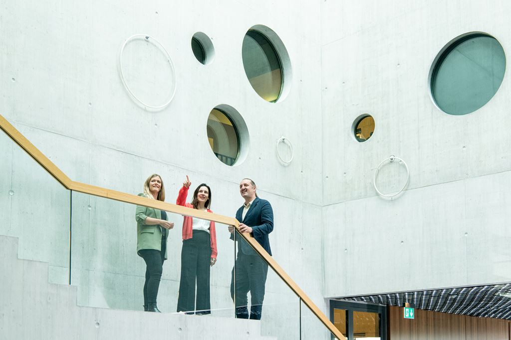 Nathalie Casas, Corinne Reimann, und Christoph Kellenberger, Empa