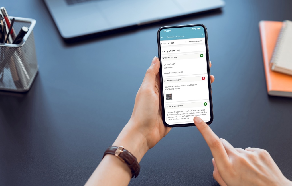 Die AM-Suisse-App verfügt auch über eine Safety-Audit
