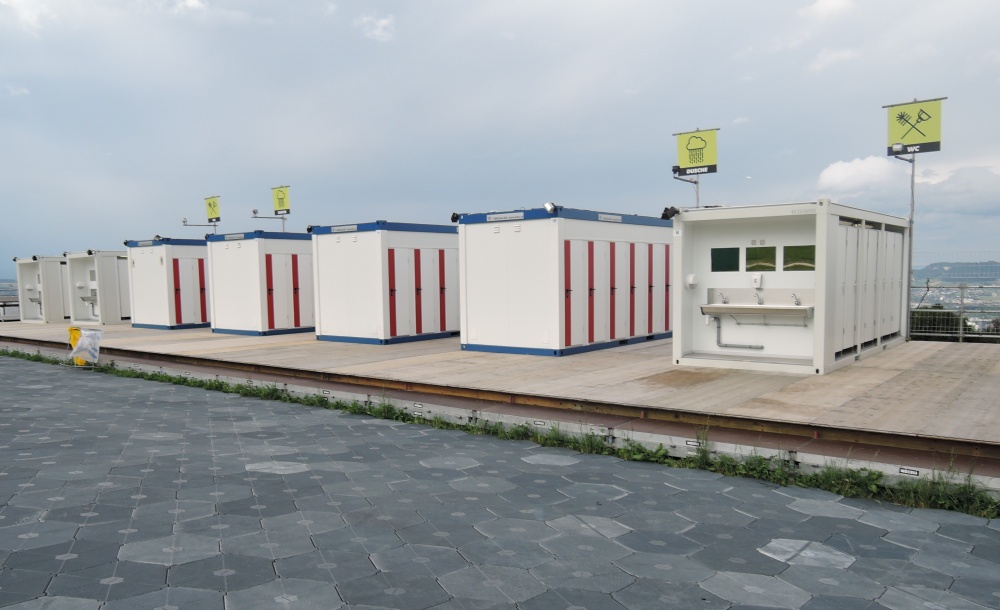 Alles hygienisch während des Gurtenfestivals