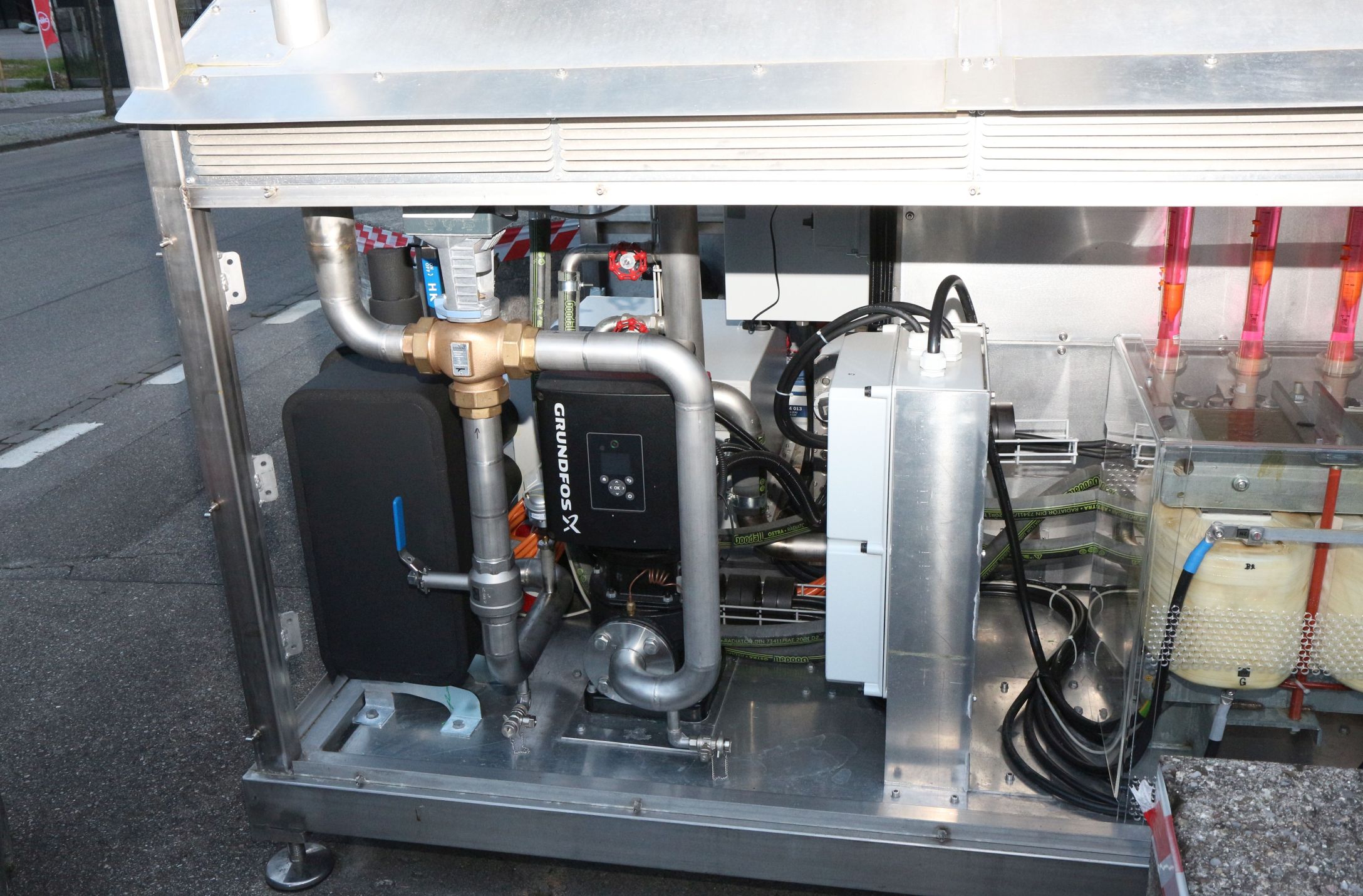 kvyreen-Versuchsplattform mit integrierter Brennstoffzelle