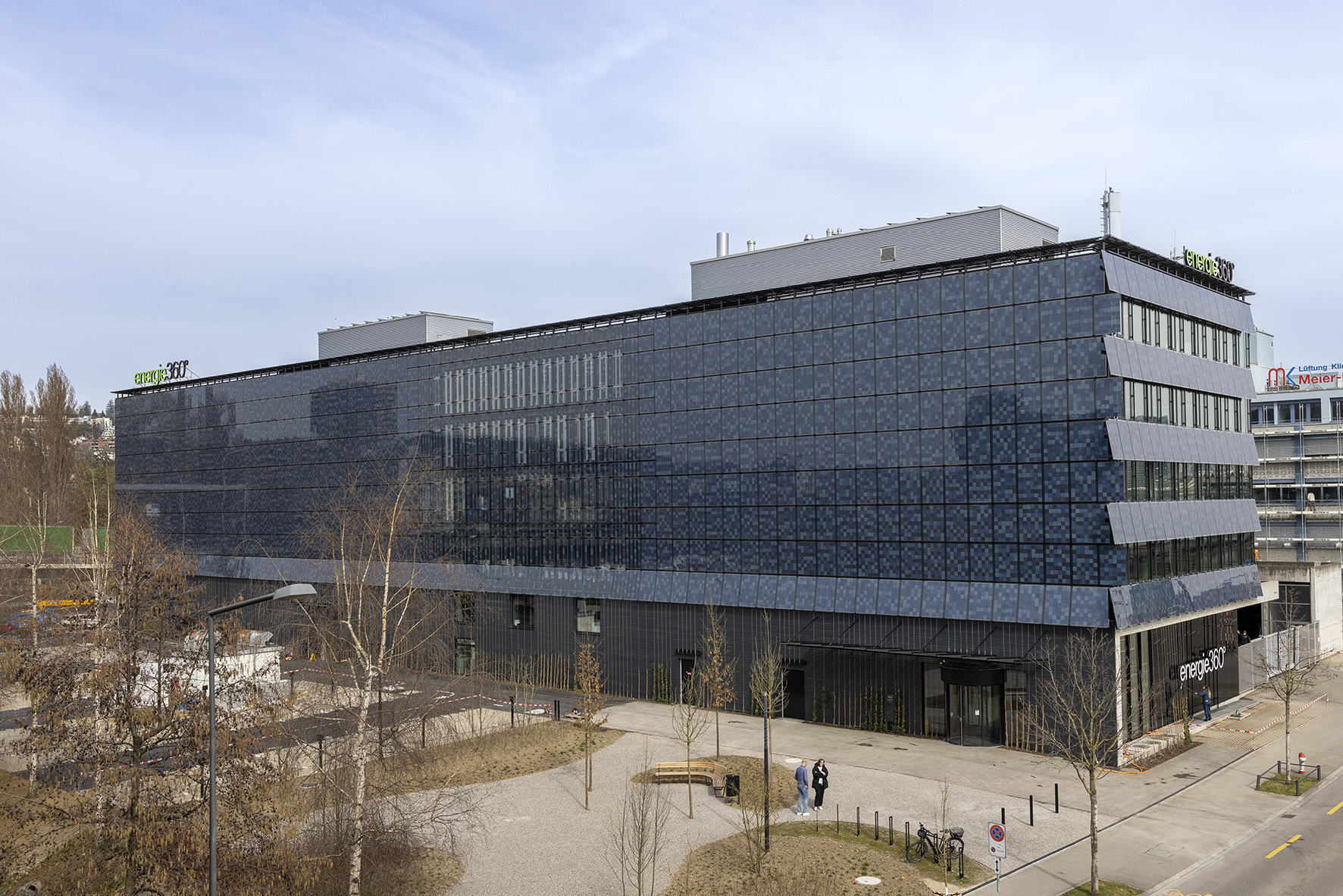 Der Hauptsitz des Energieversorgungsunternehmens Energie 360°