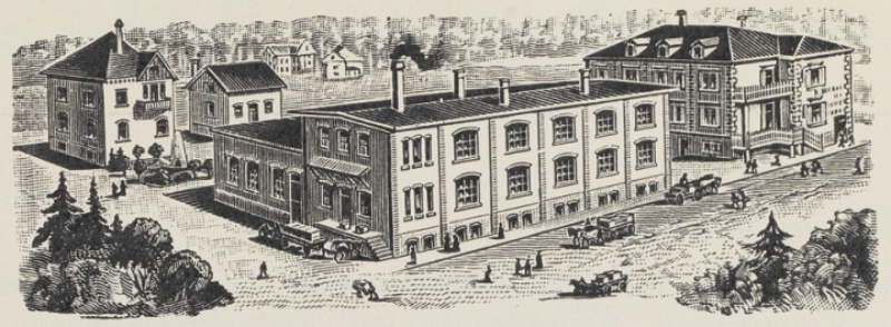 Frühe Fabrikansicht