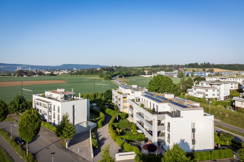 Die Wohnüberbauung InSite in Bassersdorf