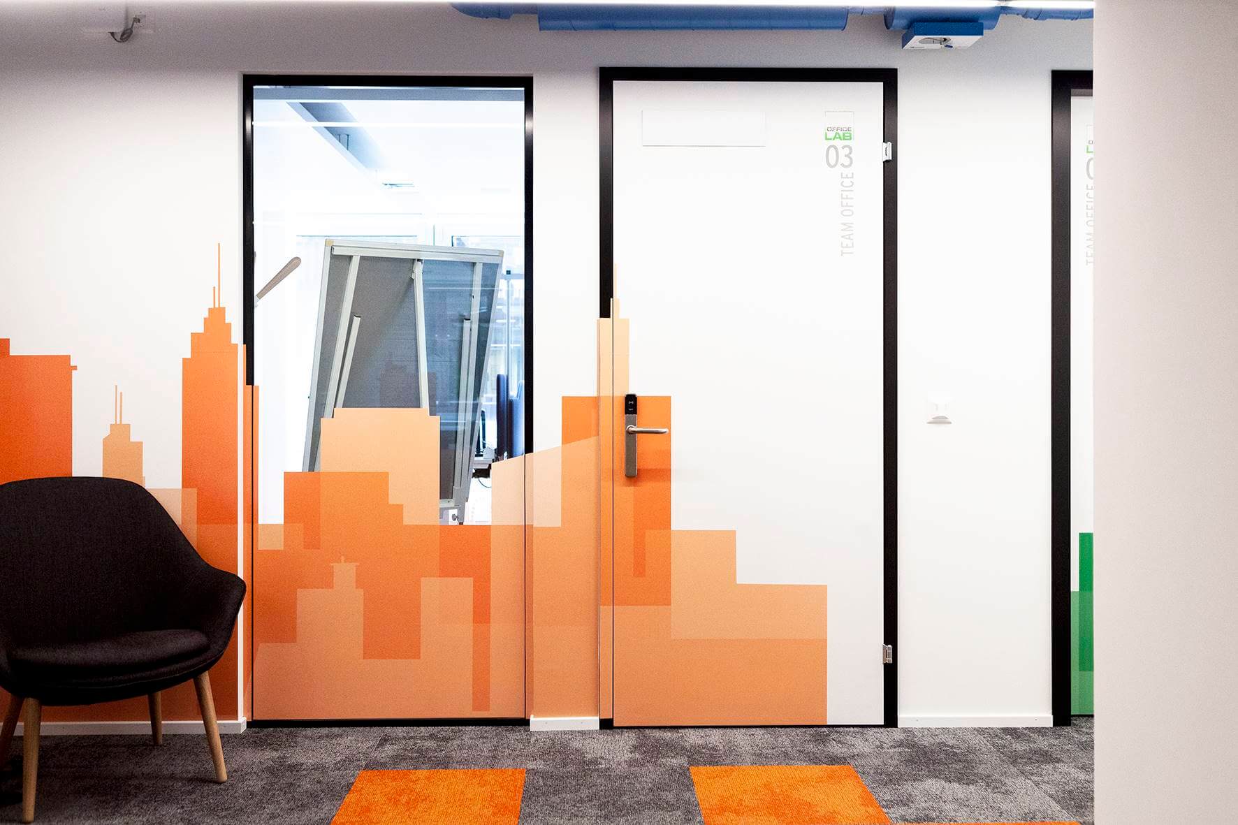 funkvernetzte XS4 One Beschläge von Salto für die Echtzeit-Zutrittskontrolle