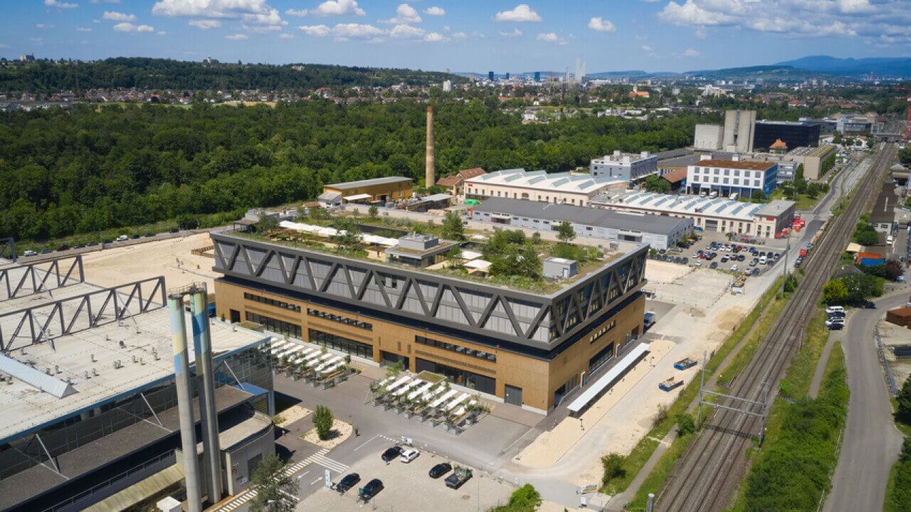 Swissbau Innovation Lab on Tour in Arlesheim im uptownBasel